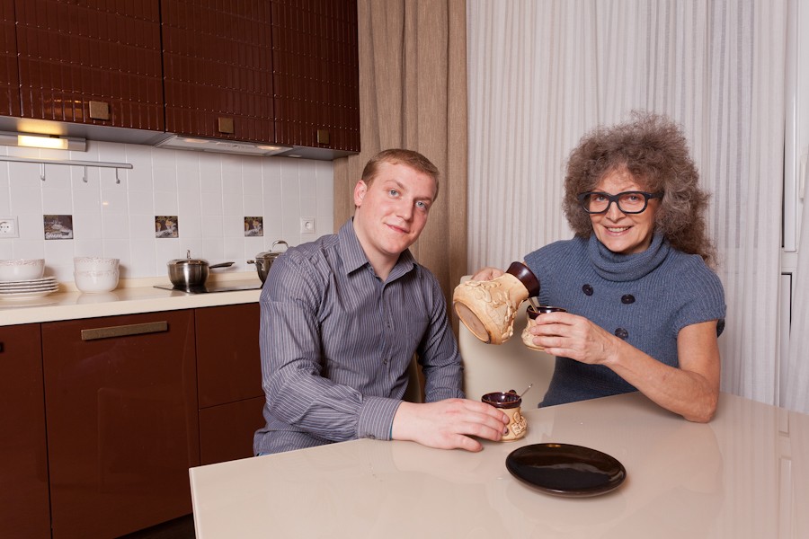 Кухня Фаворит 3 с фрезеровкой Шоколад