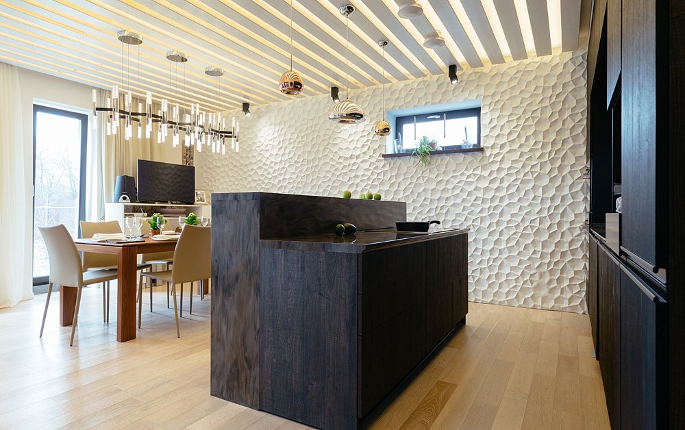 "Шоколадная кухня с мятой стеной" ("Дачный ответ" от 05.04.15) Кухня Бруно
