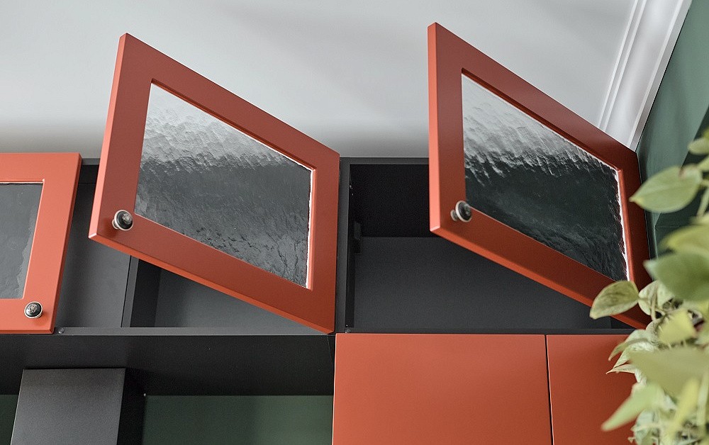 Необычная мандариновая кухня в сталинке