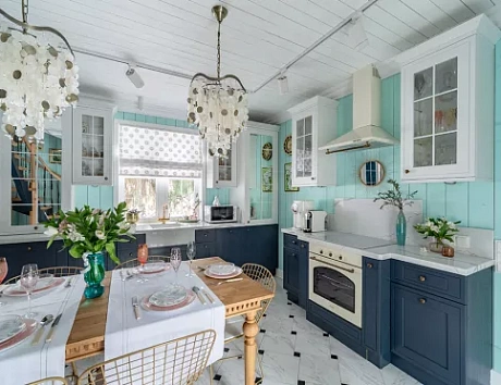 Синяя кухня в Тольятти