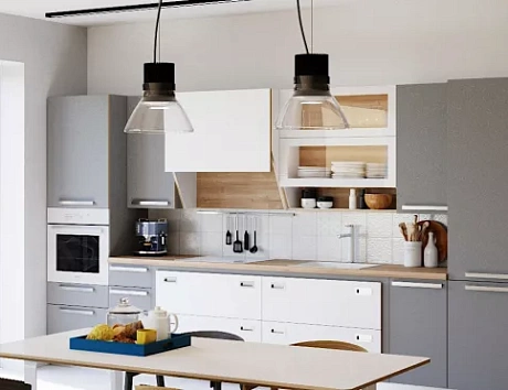 Серая кухня в Нижнем Новгороде