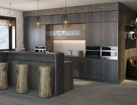 Кухня с «барной» атмосферой