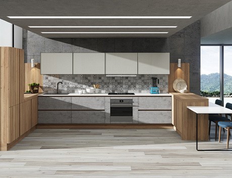 Коричневая кухня в Воронеже