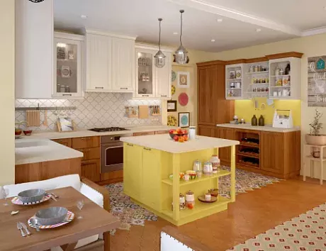Желтая кухня в Нальчике