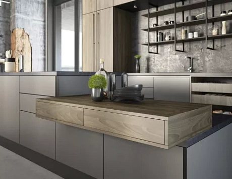 Серая кухня в Самаре