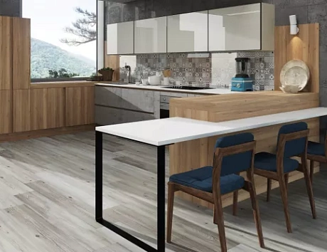 Серая кухня в Самаре