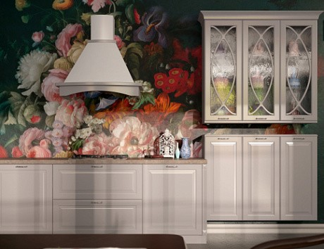 Светлая кухня в Екатеринбурге