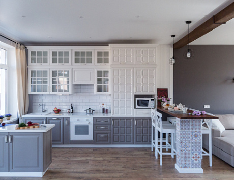 Серая кухня в Егорьевске