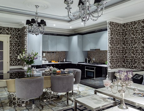 Светлая кухня в Воронеже