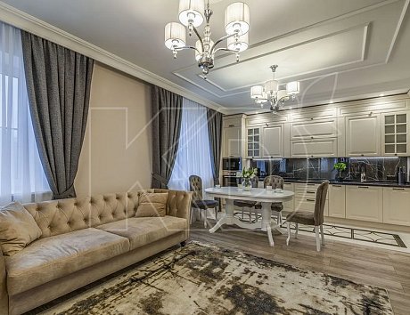 Интерьер кухни классика