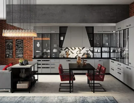 Серая кухня в Егорьевске