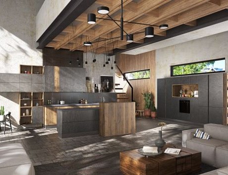 Модные серые кухни в классическом стиле и стиле модерн