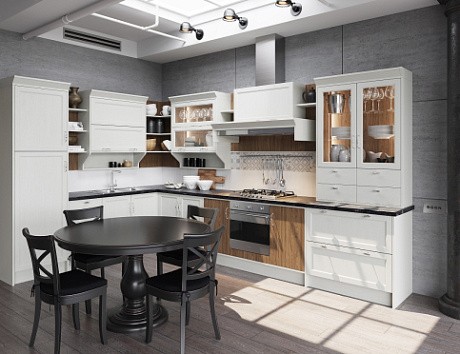 Светлая кухня в Воронеже