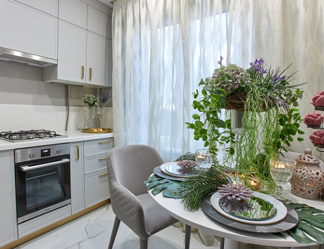 Серая кухня в Санкт-Петербурге