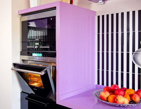 Фиолетовая кухня в Казани