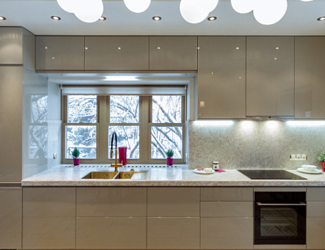 Серая кухня в Санкт-Петербурге