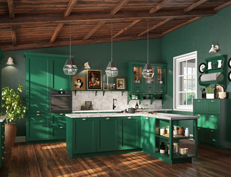 кухни с островом