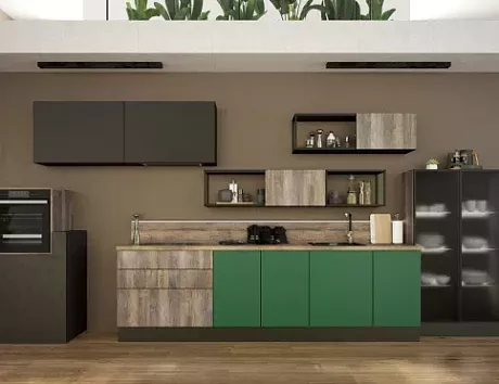 Коричневая кухня в Чите