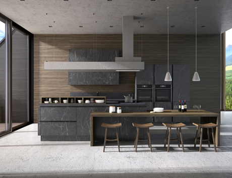 Темная кухня в Тольятти