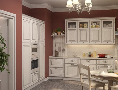 Светлая кухня в Сочи