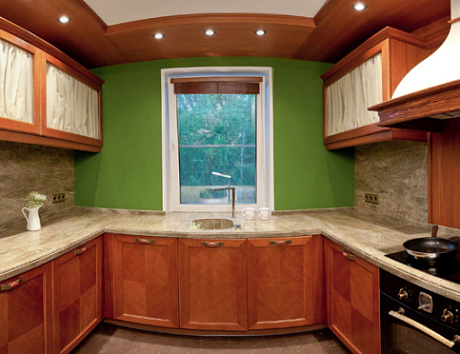 Коричневая кухня в Санкт-Петербурге