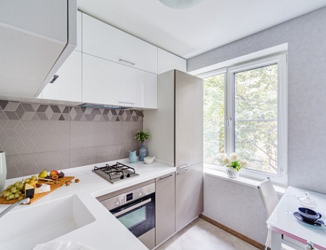 Светлая кухня в Обнинске