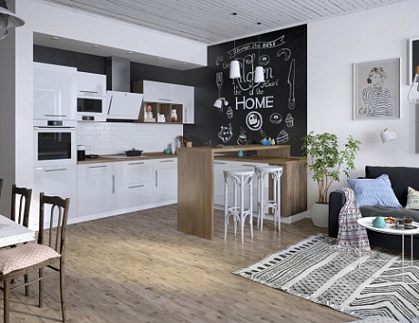 Белая кухня в Кирове