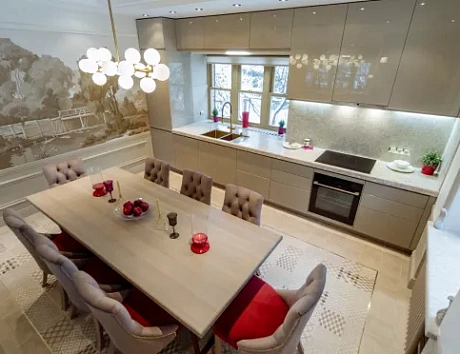 Глянцевая кухня в Санкт-Петербурге