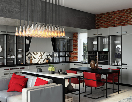 Большие кухни