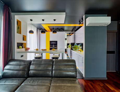 Глянцевая кухня в Анапе