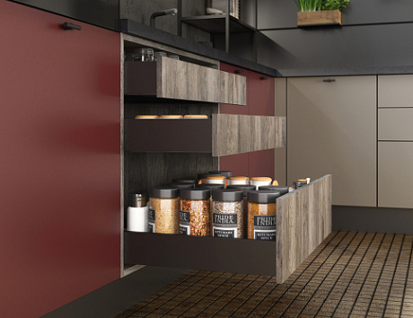 Красная кухня в Ростове-на-Дону