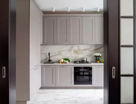 Коричневая кухня в Воронеже