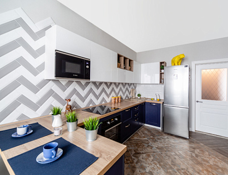 Синяя кухня в Казани