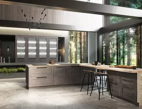 Темная кухня в Ростове-на-Дону