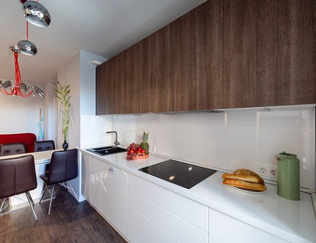 Светлая кухня в Воронеже