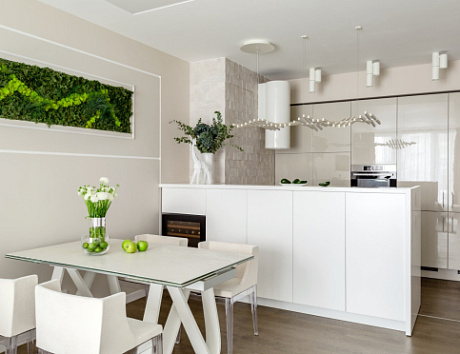 Бежевая кухня в Нальчике