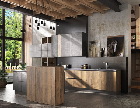 кухня для больших помещений