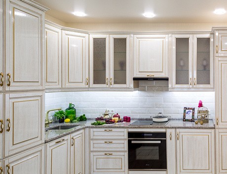 Бежевая кухня в Нальчике