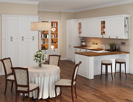 Светлая кухня в Обнинске