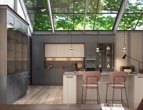 Темная кухня в Ростове-на-Дону