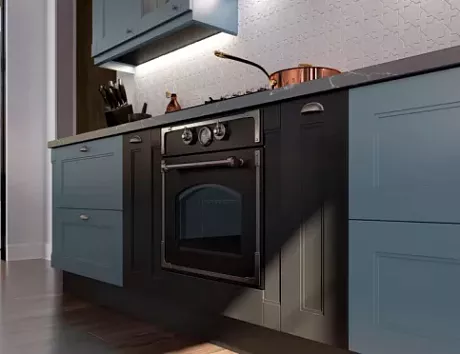 Синяя кухня в Твери