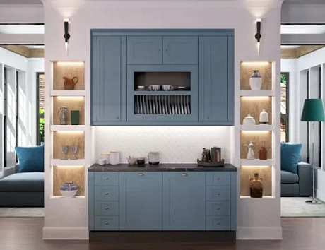 Синяя кухня в Твери