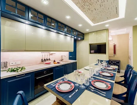 Синяя кухня в Наро-Фоминске