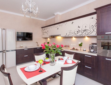 Бежевая кухня в Нальчике